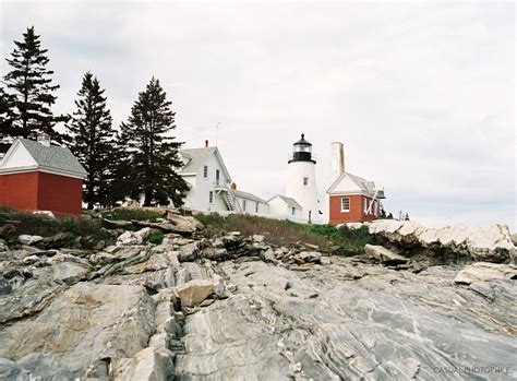 Shooting Coastal Maine with a Mamiya 645 and Kodak Film .